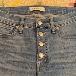 Madewell 9” High-Rise Skinny Crop Jeans